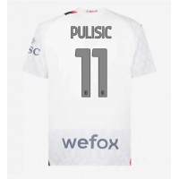 Billiga AC Milan Christian Pulisic #11 Borta fotbollskläder 2023-24 Kortärmad